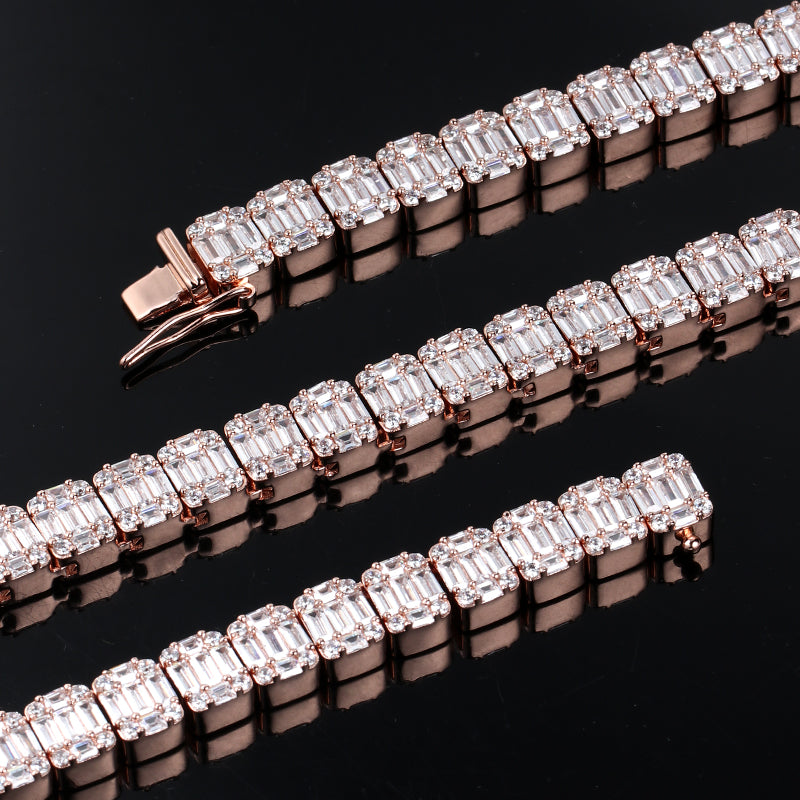 Bling-Bling Baguette Tennis Chains