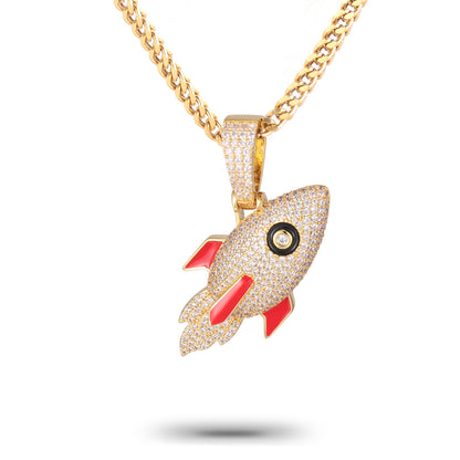 Iced Rocket Pendant