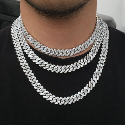 12MM Iced Out Cuban Link Chain