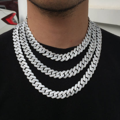 Prong  Cuban Link Chain