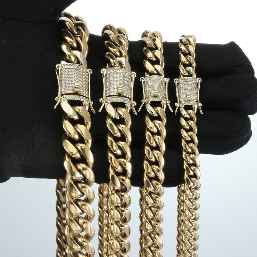 Iced Clasp Miami Cuban Link Chain