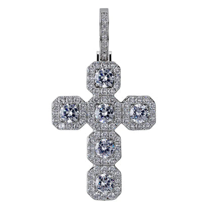 Hola Iced Cross Pendant