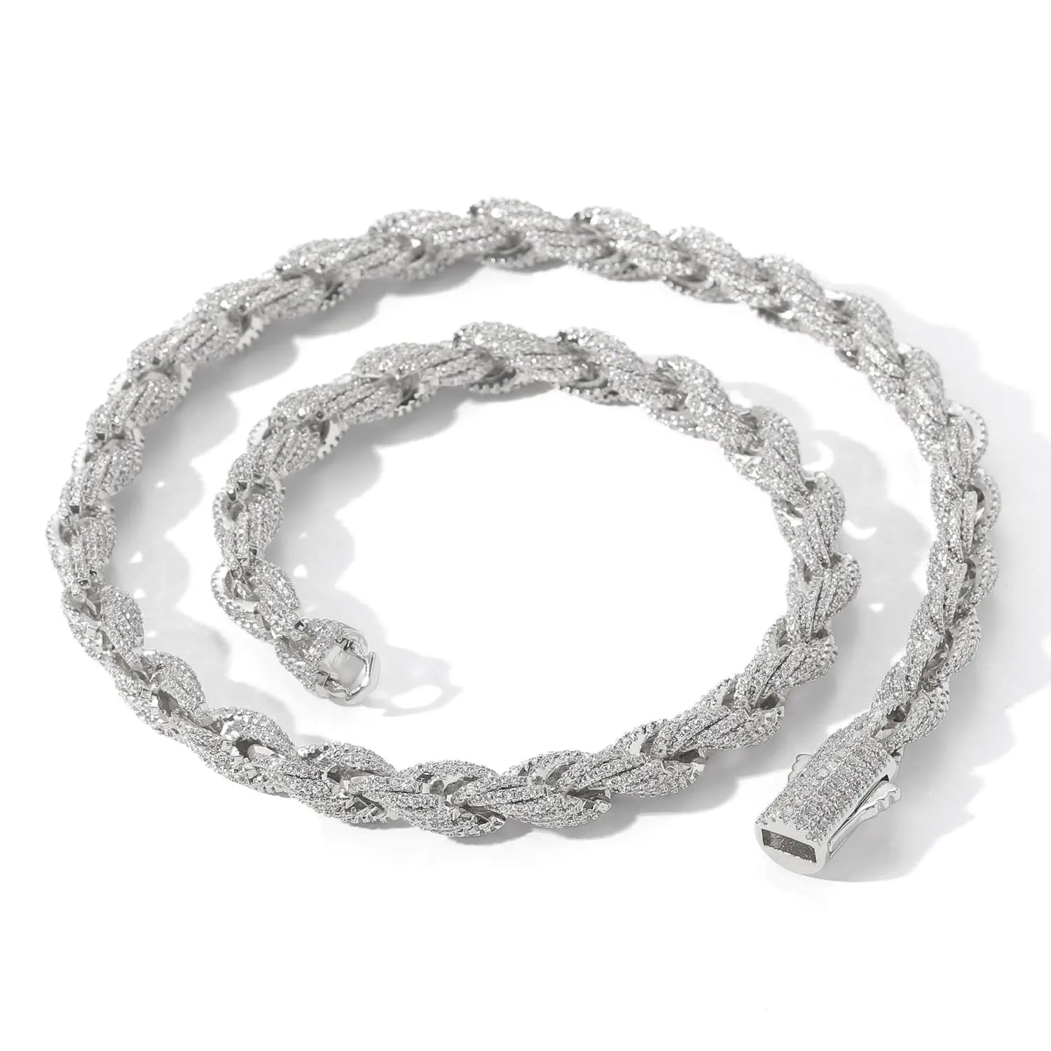 8MM Iced Rope Chain