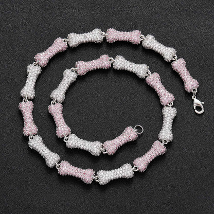 10MM Iced Bone Link Chain