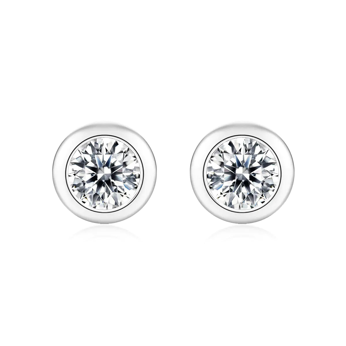 S925 Silver Moissanite Bubble Earrings