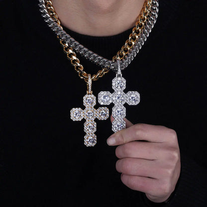 Hola Iced Cross Pendant