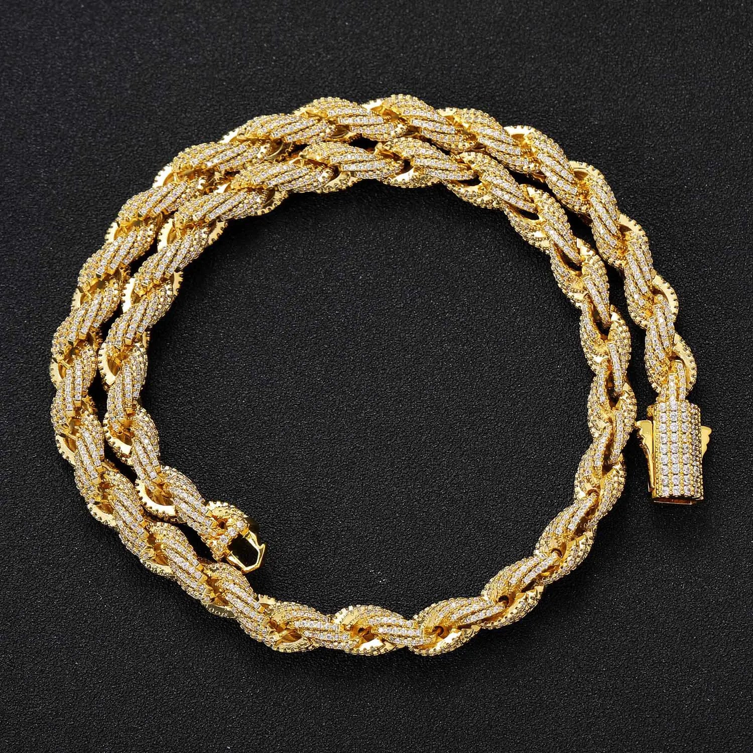 8MM Iced Rope Chain