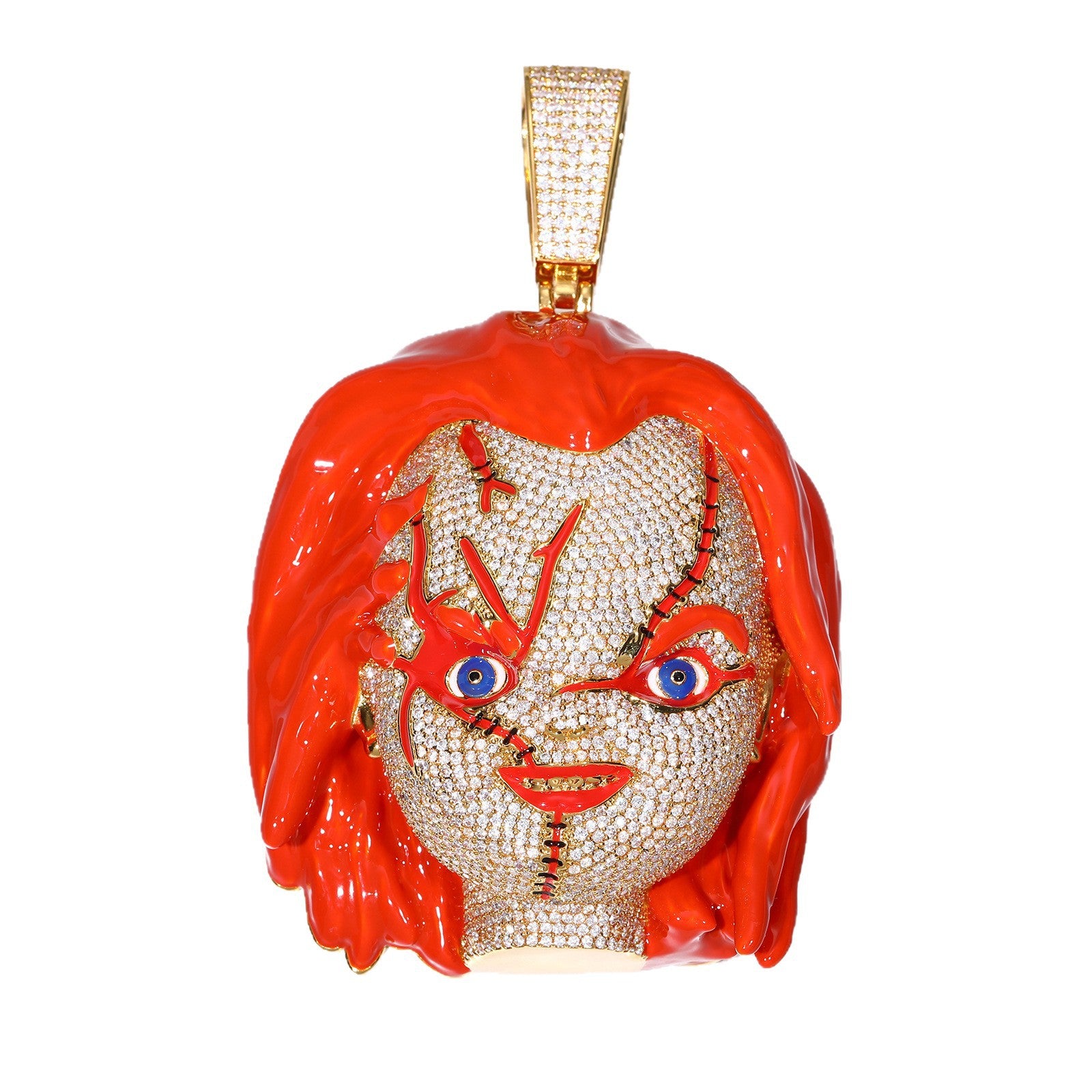 3D Hip Hop Ghost Doll Pendant