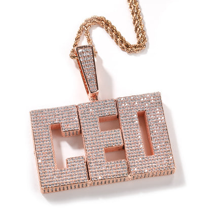 Custom 3D Letter Pendant