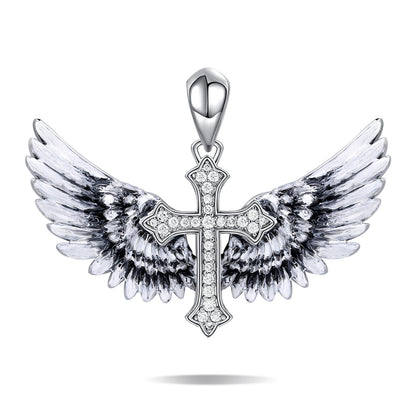 Eagle Cross Micro Pendant