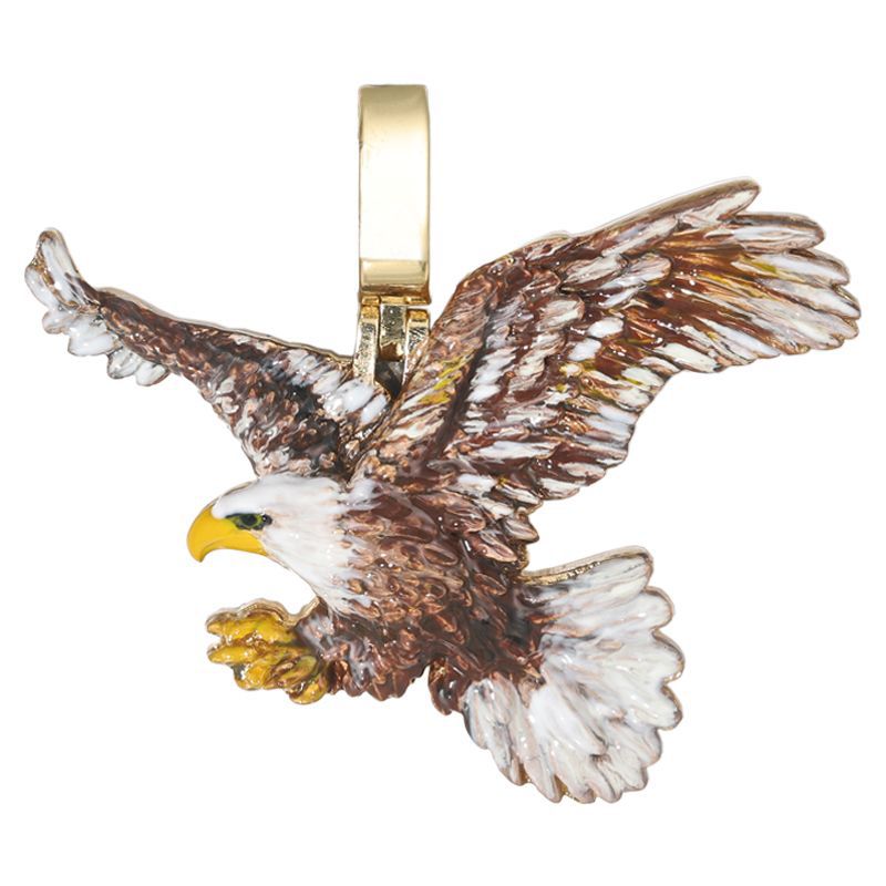 Eagle Enamel Pendant