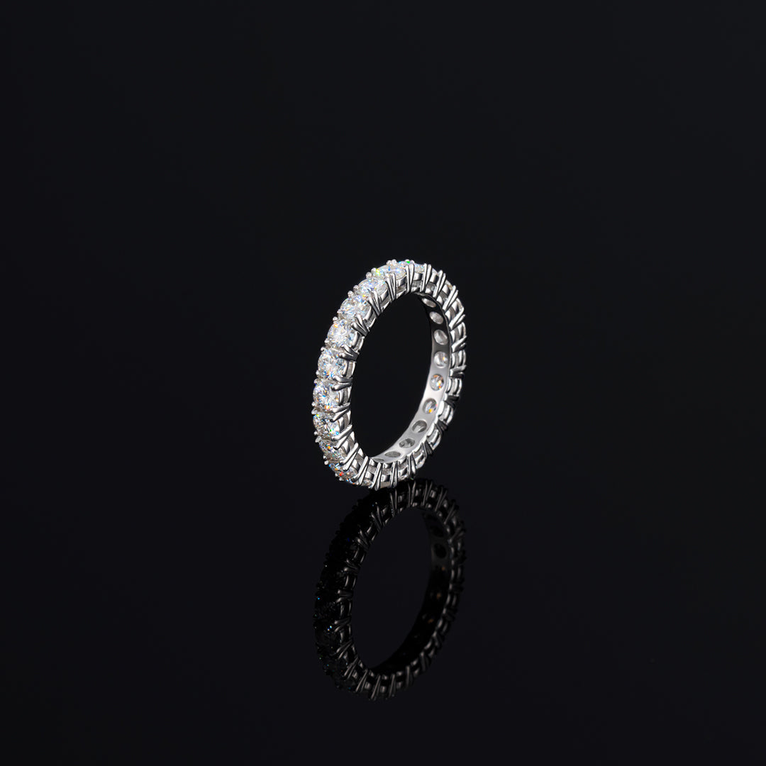 4mm Moissanite Eternity Ring- 5CT