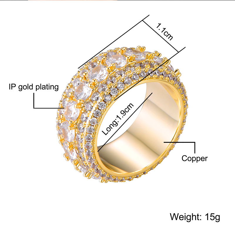 Iced Spinning Ring