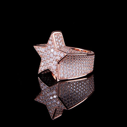 Iced Star Ring