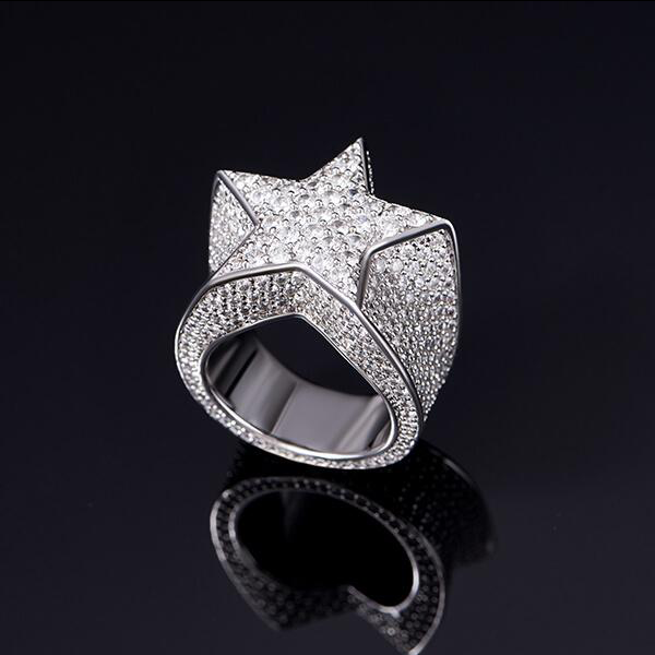 Iced Star Ring