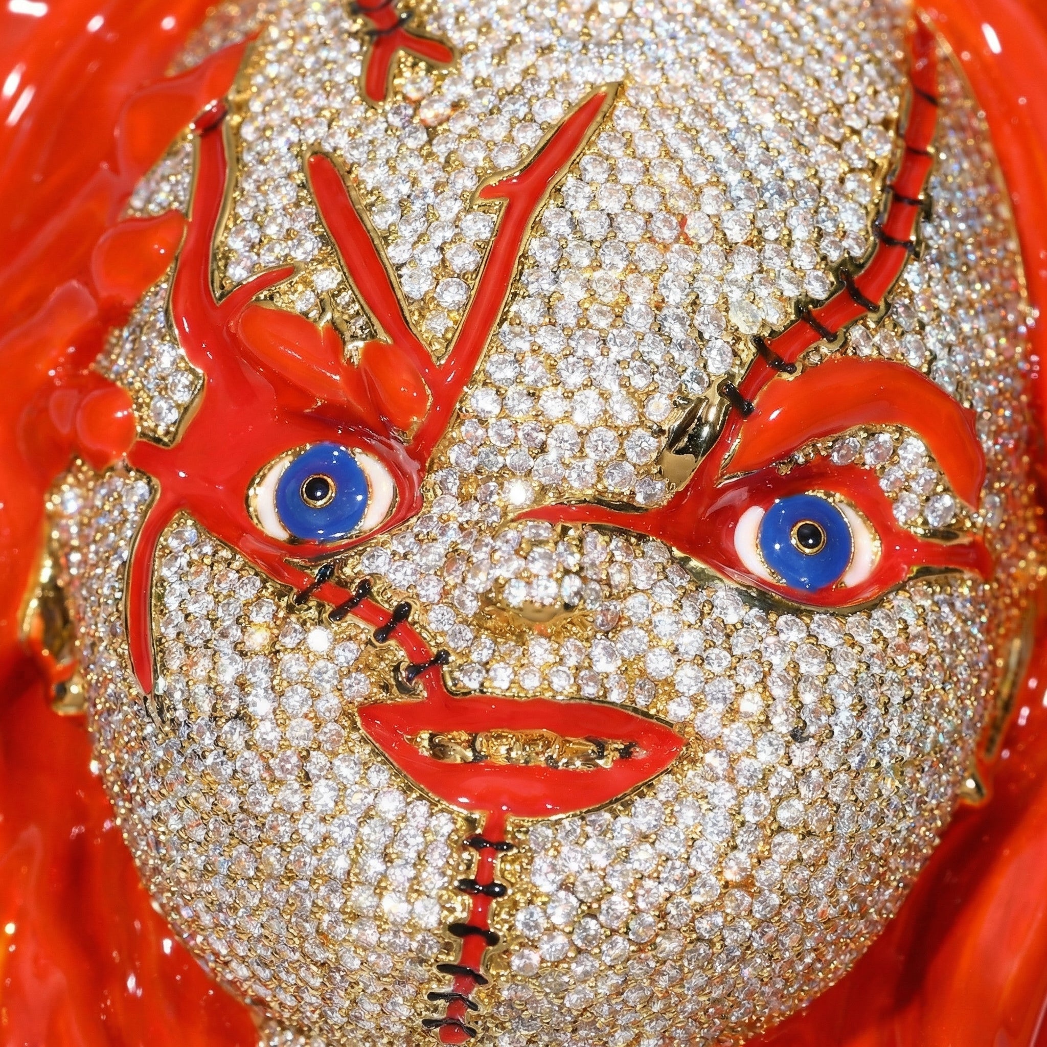 3D Hip Hop Ghost Doll Pendant