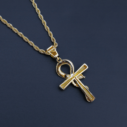 Snakelike Cross Pendant