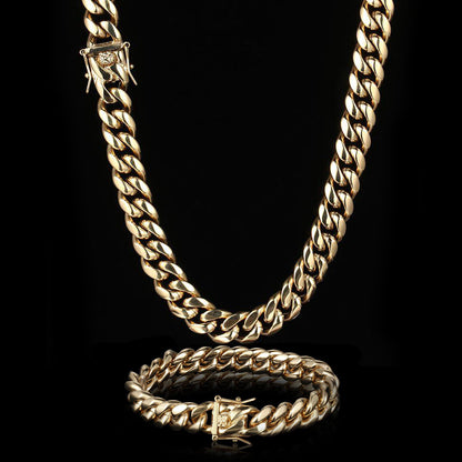 8MM Miami Cuban Link Set