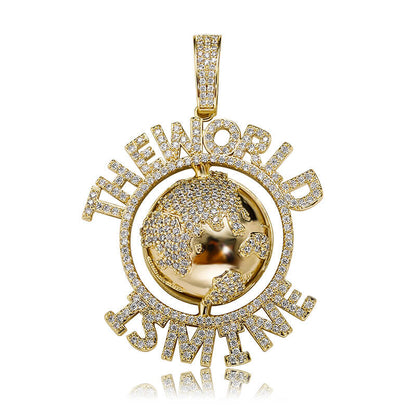 Iced World-Earth Pendant