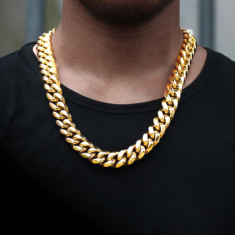 18MM Miami Cuban Link Set