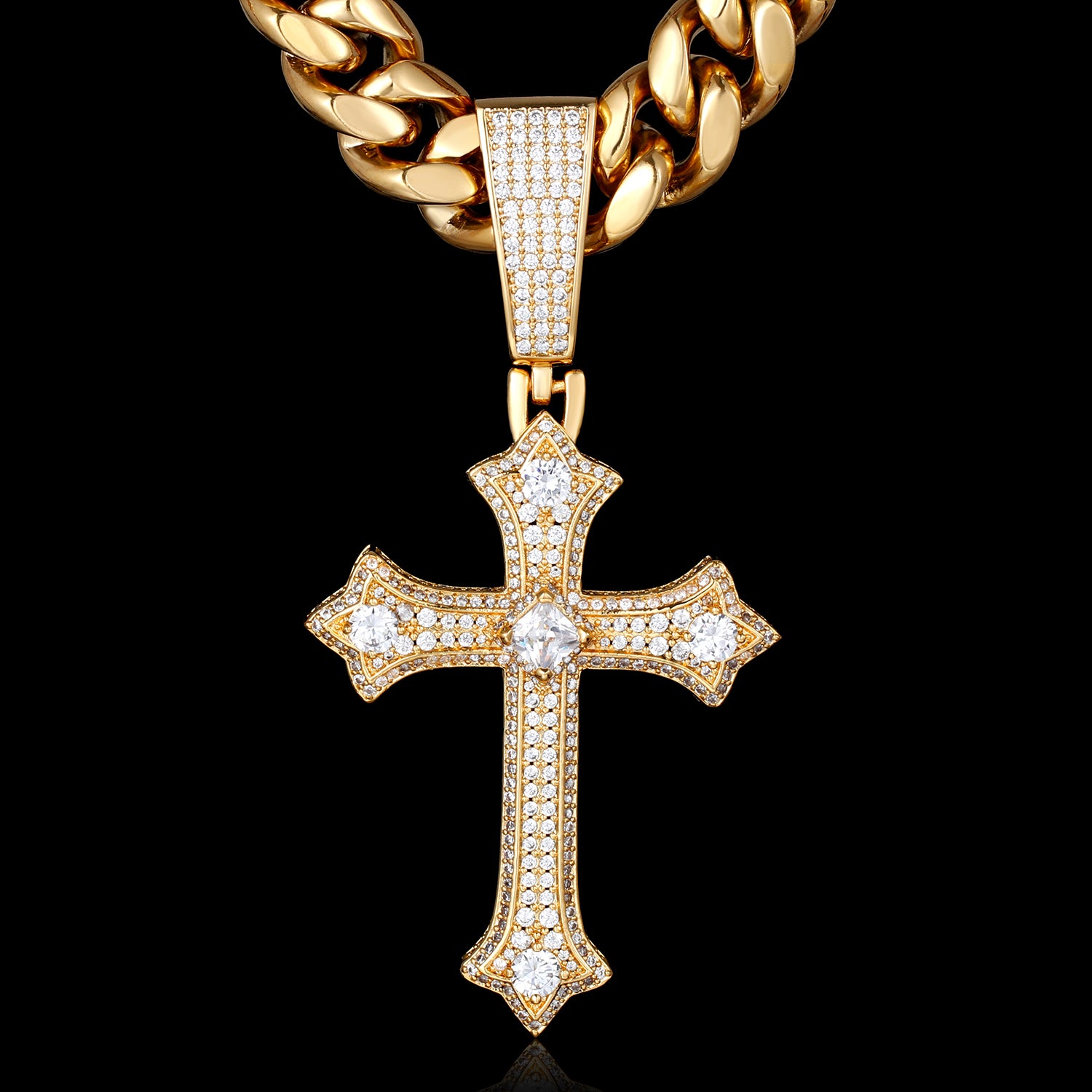 Golden Cross Pendant