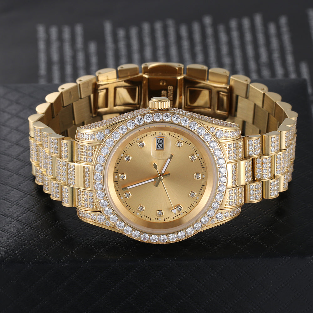 18K Gold Plated Stainless Steel  Watch