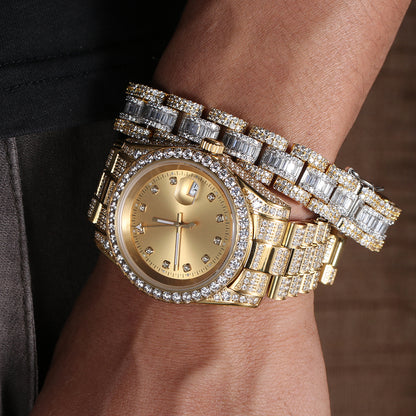18K Gold Plated Stainless Steel  Watch