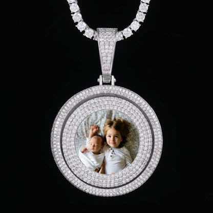 Custom 3D Rotating Photo Pendant