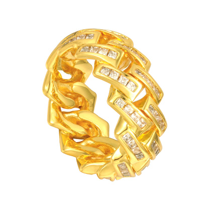 Iced Cuban Link Ring