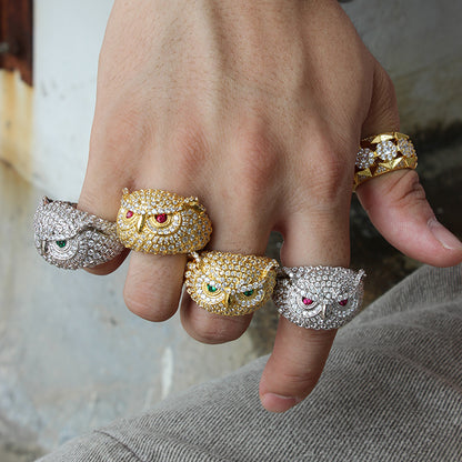 Owl Iced Ring