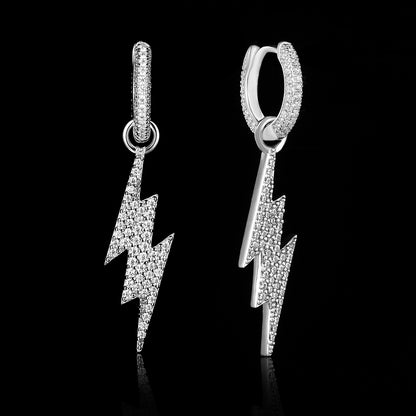 Iced Lightning Earrings