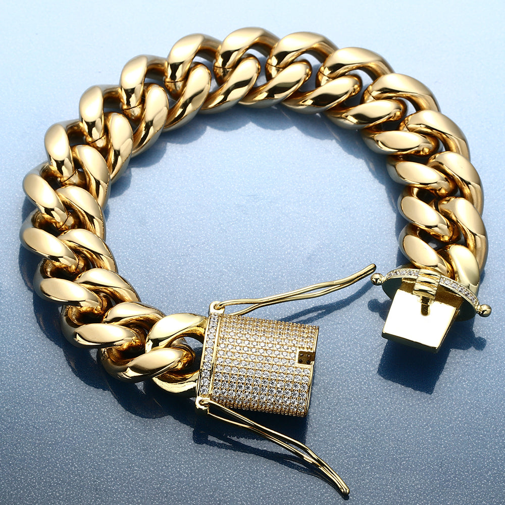 Iced Out Miami Cuban Link Bracelet