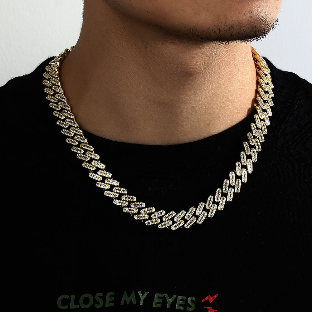 Prong Cuban Link Chain