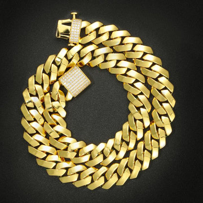 Mens Miami Cuban Link Bracelect