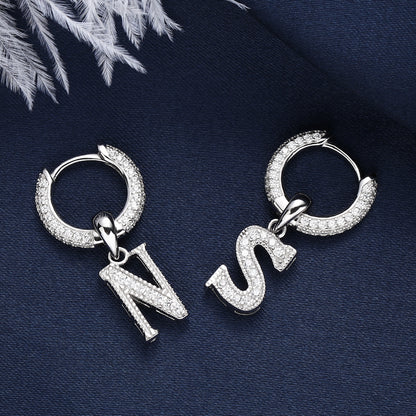 Iced Letter Earrings