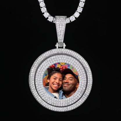 Custom 3D Rotating Photo Pendant