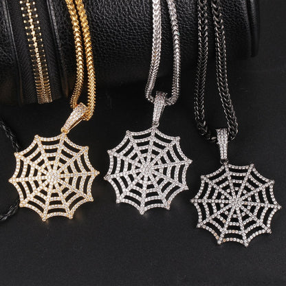 Out Spider Web Pendant