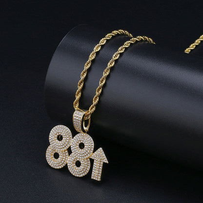 Iced 88 Rising Pendant