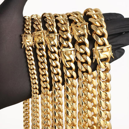 18MM Miami Cuban Link Set