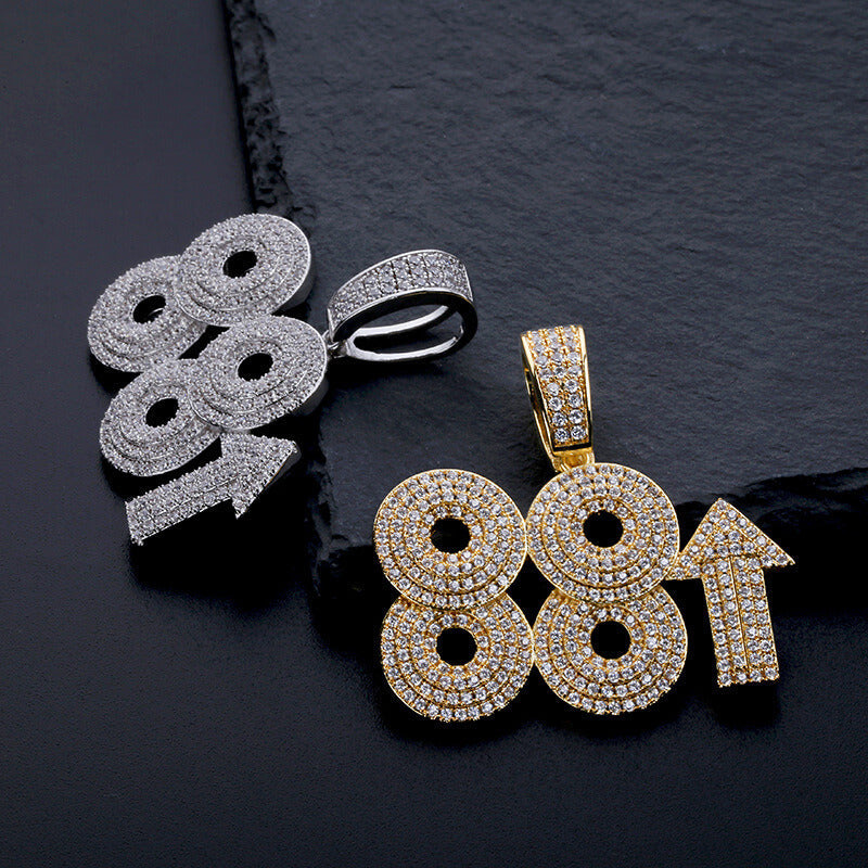 Iced 88 Rising Pendant