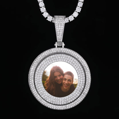 Custom 3D Rotating Photo Pendant