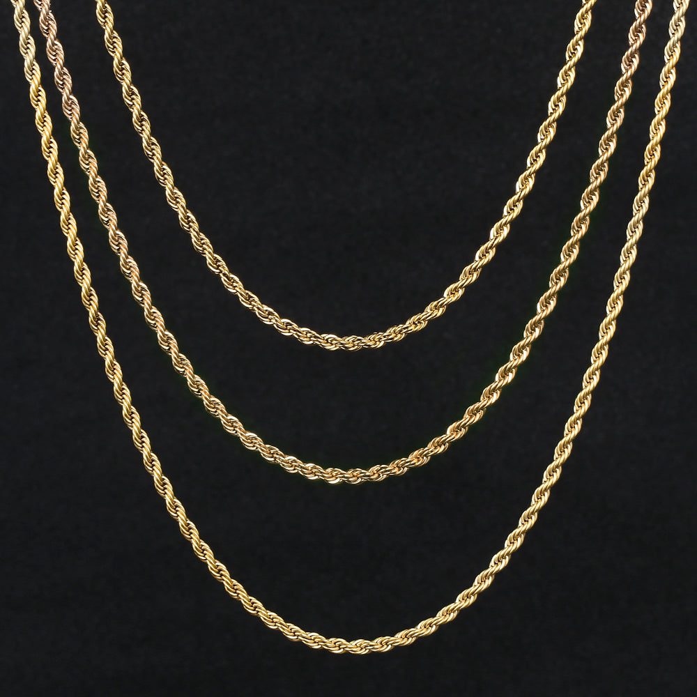 2.5mm/3mm/4mm Rope Chain