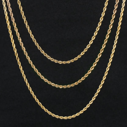 2.5mm/3mm/4mm Rope Chain