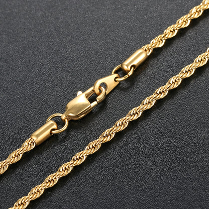 2.5mm/3mm/4mm Rope Chain