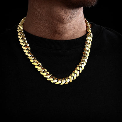 Mens Miami Cuban Link Chain