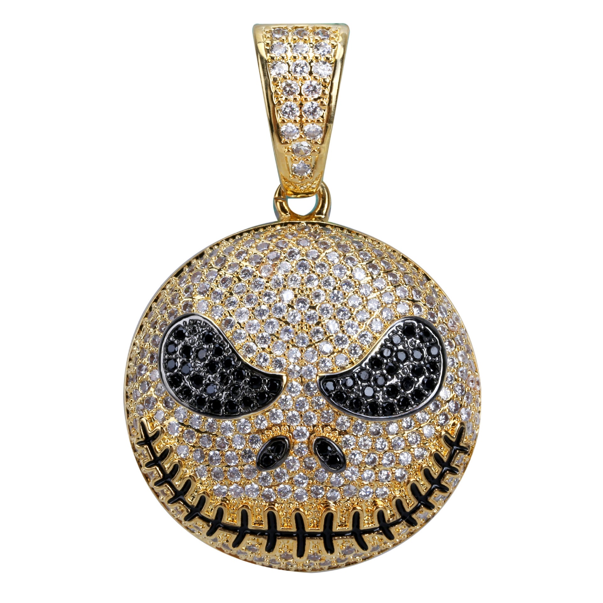 Iced Jack Skellington Pendant