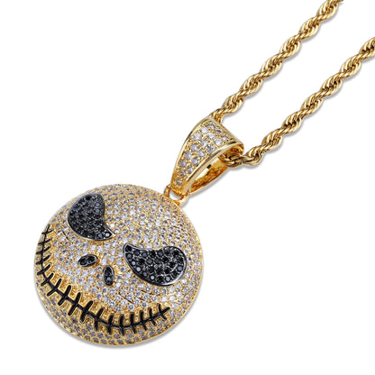 Iced Jack Skellington Pendant