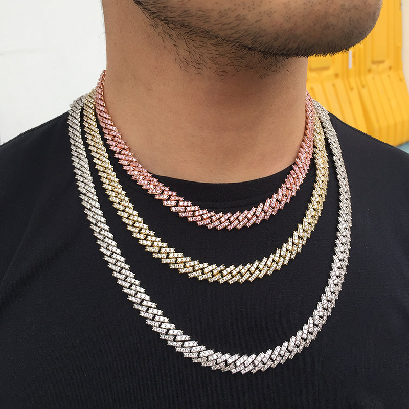 Prong S Link Cuban Link Chain