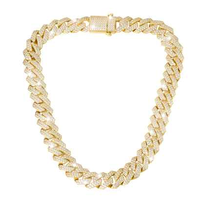 Prong  Cuban Link Chain