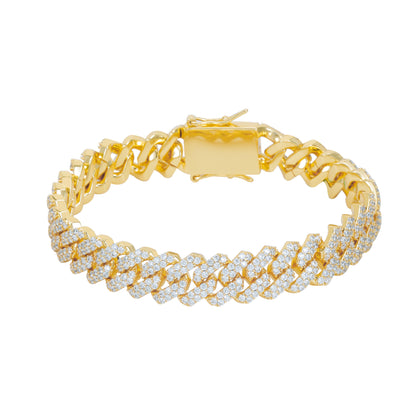 Iced Out Cuban Link Bracelet